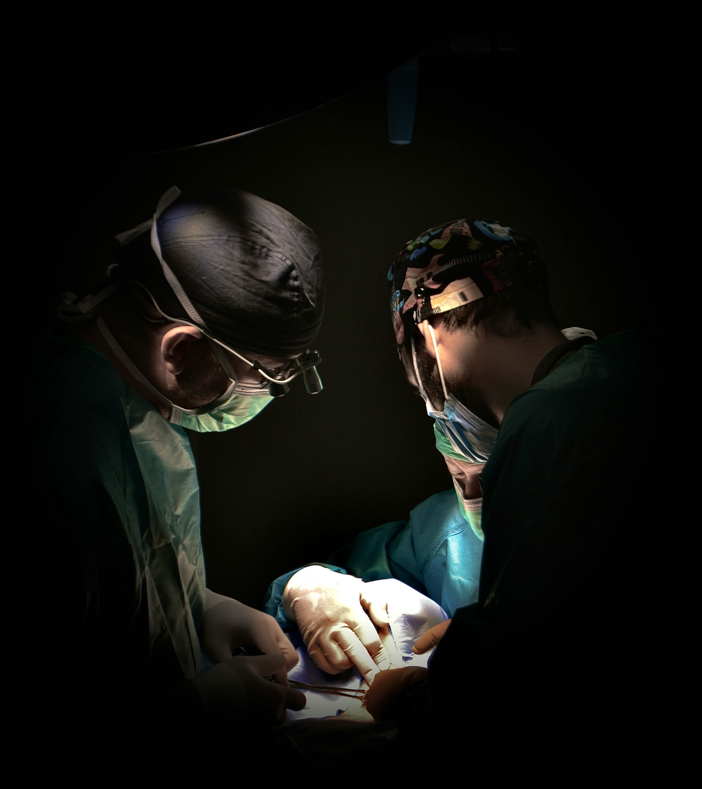 Experienced surgeons at work